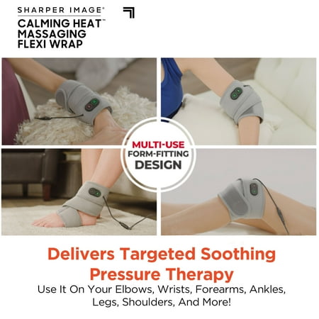 Calming Heat Massaging Flexi Wrap, Grey