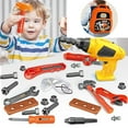 thumbnail image 2 of 22PCS Kids Tool Kit Educational Construction Tool Kit Kids Toolbox Toy, 2 of 10