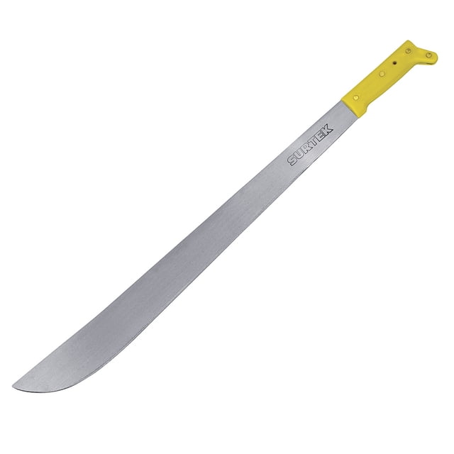 Machete Cacha Amarilla Tipo Recto 18" SURTEK 130503