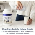 thumbnail image 3 of Vitauthority Vita Whey Protein Powder for Women with Probiotics and Enzymes, Chocolate, 34.9 oz, 30 Servings, 3 of 8