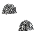 thumbnail image 2 of Moyic Gorros de ducha Estampado de flores Impermeable Elástico Universal Sombrero corto largo Mujeres Niñas Suministros de baño Estampado Type7 NO7, 2 of 6