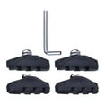 thumbnail image 3 of Pastillas de freno de bicicleta tipo V, juego de zapatas de freno, accesorios de bicicleta de alta resistencia con 2 pares, 3 of 9