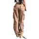 thumbnail image 3 of TRKIYQC, pantalones vaqueros holgados Y2K para mujer, pantalones vaqueros Cargo de tiro bajo, pantalones rectos de pierna ancha, pantalones desgastados, ropa de calle Vintage de estética Indie TRKIYQC perder, 3 of 6