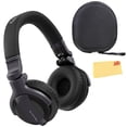 thumbnail image 1 of Auriculares DJ Pioneer DJ HDJ-CUE1 negros con funda y tela, 1 of 8