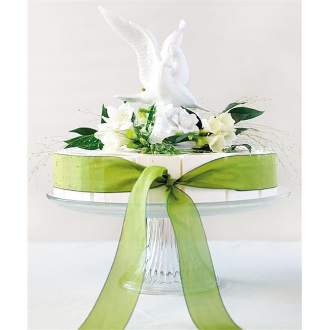 Weddingstar Glazed Porcelain Doves and Flowers Cake Top Weddingstar Inc 2030 