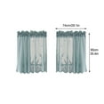 thumbnail image 3 of 1 pcs Petit Produit Fini Frais Tringle Rideau en Dentelle Draperie Maison Cuisine Visière, 3 of 21