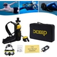 thumbnail image 2 of Mini Scuba Set,0.5L Scuba Diving Tank with Pump,4500 PSI Underwater Breathing Diving Tank Kit,Diving Snorkeling Ox-ygen Tank Breath Pump Equipment for Underwater Exploration, 2 of 16