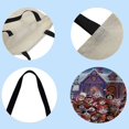 thumbnail image 2 of Sac à Provisions Imprimé Chats de Noël, Sac à Main Décontracté Grand, 2 of 3