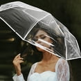 thumbnail image 2 of 1Pack Round Travel Umbrellas Windproof Strong for Men and Women, 2 of 8
