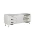 thumbnail image 6 of Alpine Furniture Flynn Large Wood TV Console in White, 6 of 8