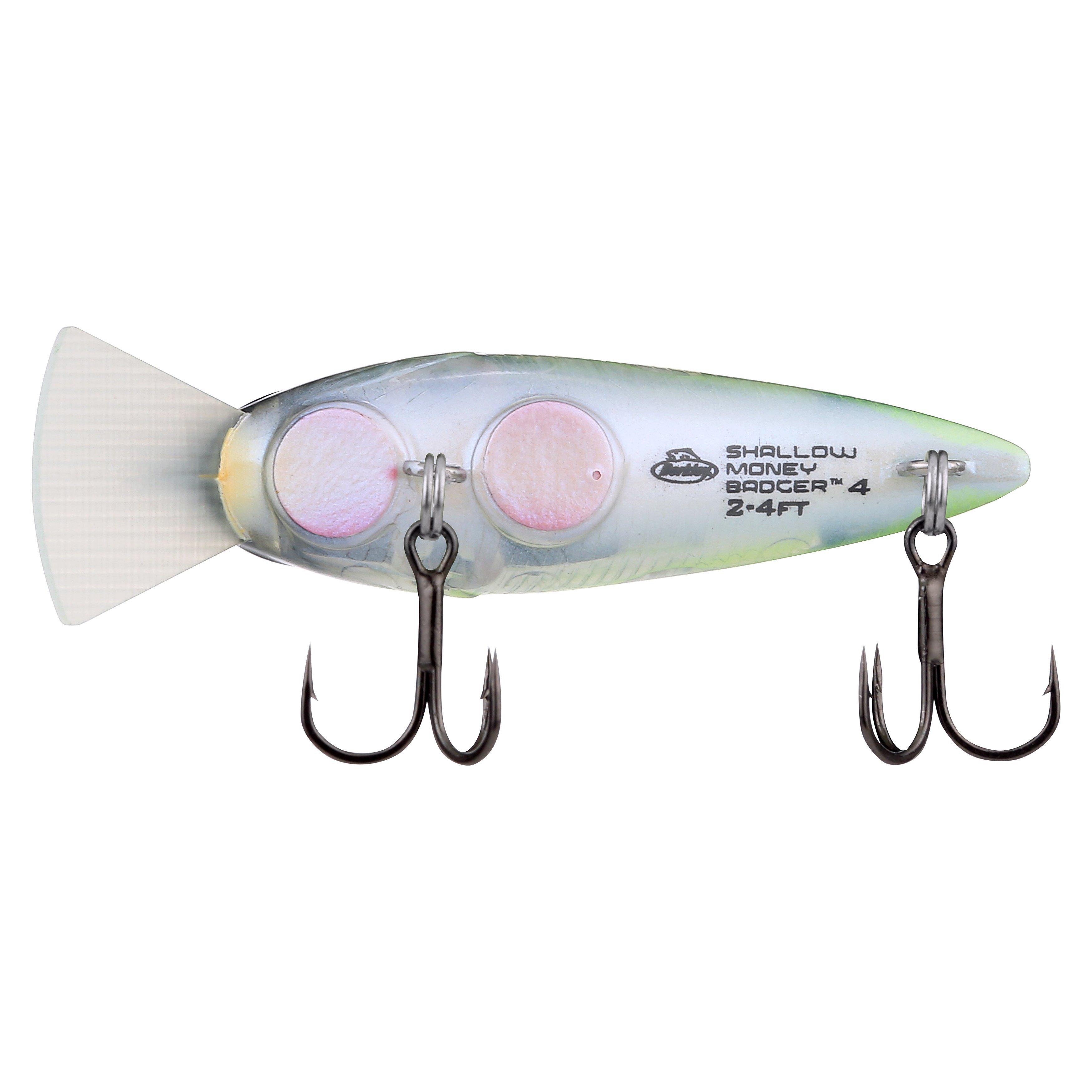 Berkley Shallow Money Badger Fishing Crankbait, 2.1 in, Hybrid Baitfish-Crayfish