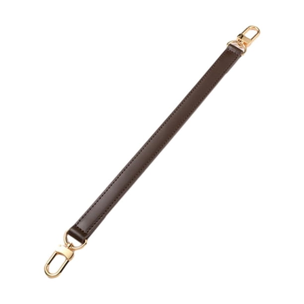 Jumpingount Correa lisa de cuero de primera calidad para bolso Fácil de instalar y reemplazar Alta capacidad de carga Bolsas de mensajero y de hombro Café