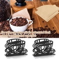 thumbnail image 5 of 2pcs Metal Coffee Filter Holder Coffee Paper Holder Coffee Paper Storage Holder Coffee Paper Storage Container Dispenser Napkin Holder for Restaurant Kitchen Party Wedding, 5 of 5