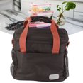 thumbnail image 1 of Bolsa de Almuerzo Aislada Fiambrera Reutilizable con Correa para el Hombro para Oficina Picnic Senderismo Playa Bolsa de Almuerzo a Prueba de Fugas Impermeable Plegable ANGGREK Otros, 1 of 8