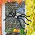 thumbnail image 6 of ODOMY Giant Spider and Fake Large Hairy Spider Props Scary Halloween Decoration, 6 of 7