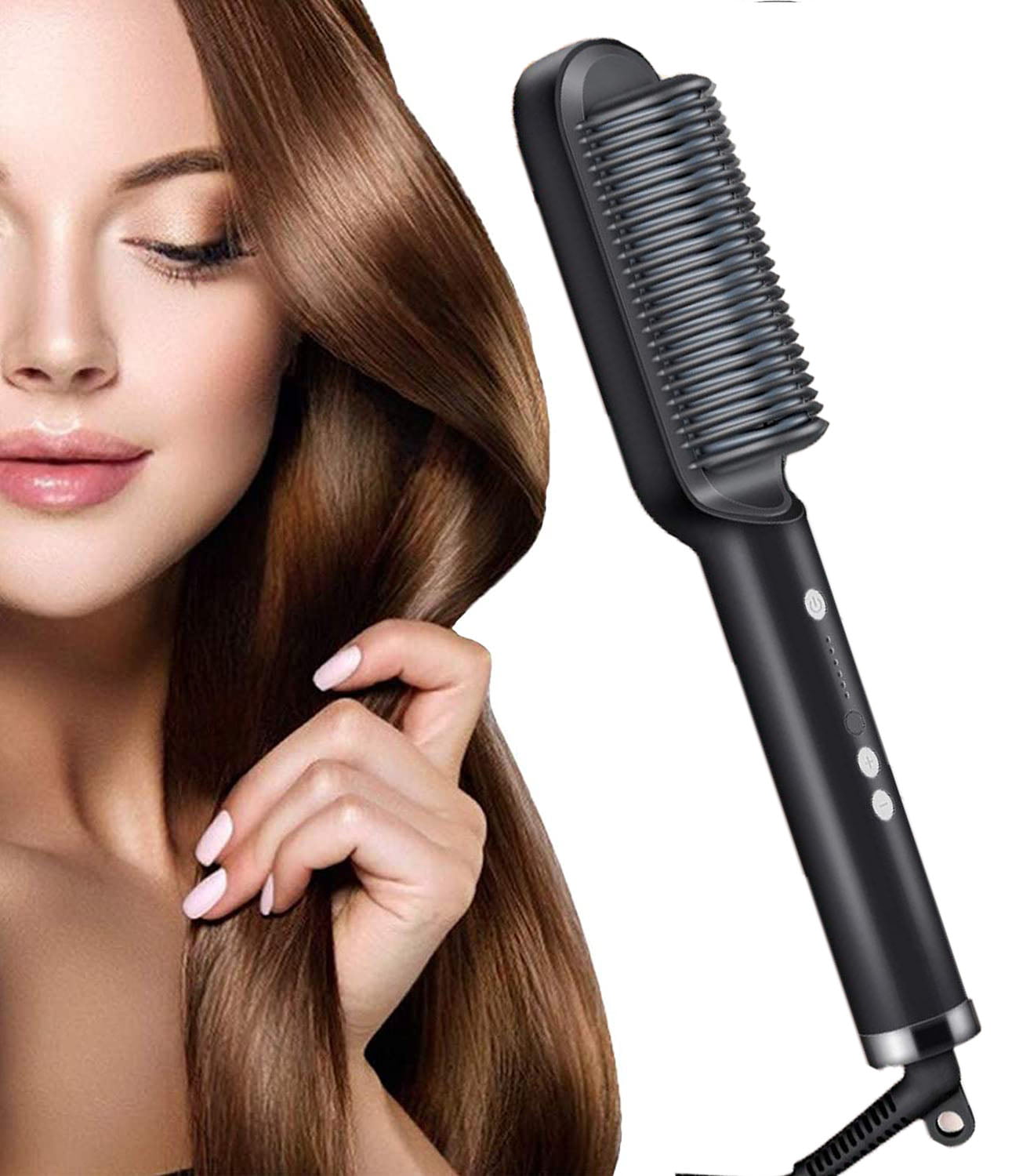 The Best Hair Straightening Brushes Of 2022 Reviews By YBD |  Multifunctional Hair Straightener Comb Anti-scald Hair Straightening Brush  Fast Heating Ceramic Hair Straightener Styling Tools 