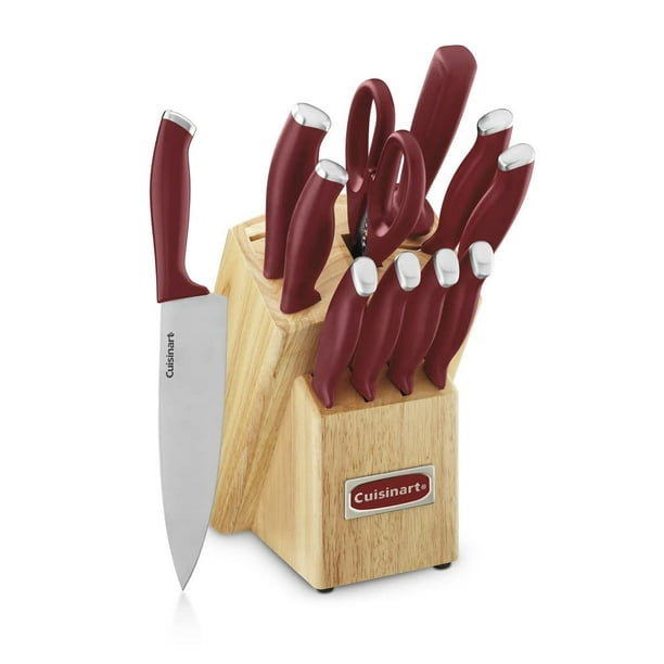 Juego de bloques de cuchillos Cuisinart C77SSR-12P Color Pro Collection
