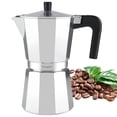 thumbnail image 1 of Cafetera Moka Mongdio Stovetop, 600 ml, 12 tazas, color plateado, 1 of 7