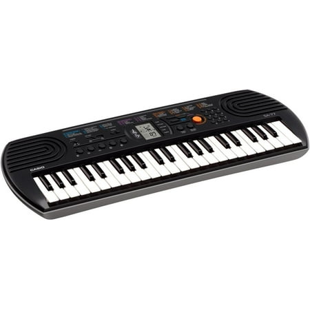 Casio SA-77 44 Key Mini Personal Keyboard - 100 Tones and 50
