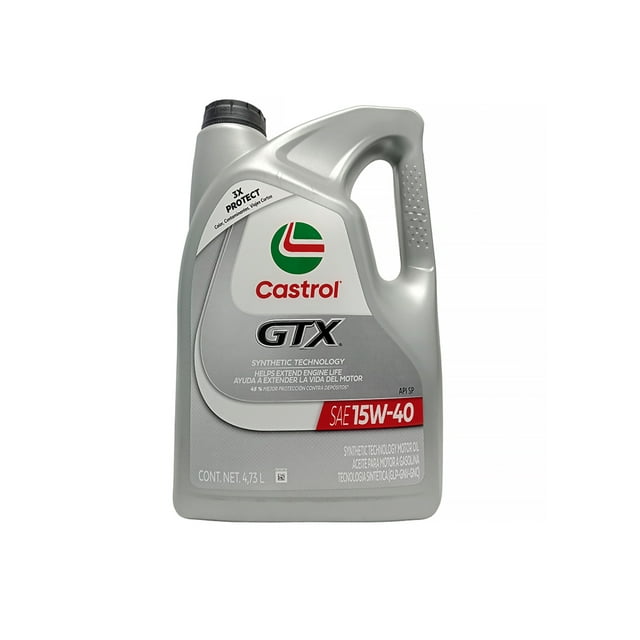 Aceite Multigrado 15W40 API SN/SP 4.73 L Castrol GTX Synthetic Technology