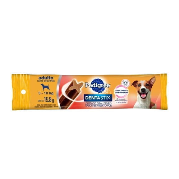 Botana para Perro Pedigree Dentastix Adulto Razas Pequeñas Res 15.8 gr