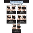 thumbnail image 6 of Fruit of the Loom Women's No Show Seamless Underwear, Amazing Stretch & No Panty Lines, Available Size, Brief-10 Pack-Blue/Purple/Grey, 11 Plus, 6 of 7