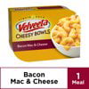 (4 Pack) Kraft Velveeta Cheesy Bowls Bacon Mac & Cheese, 9 oz (Best Velveeta Mac And Cheese)