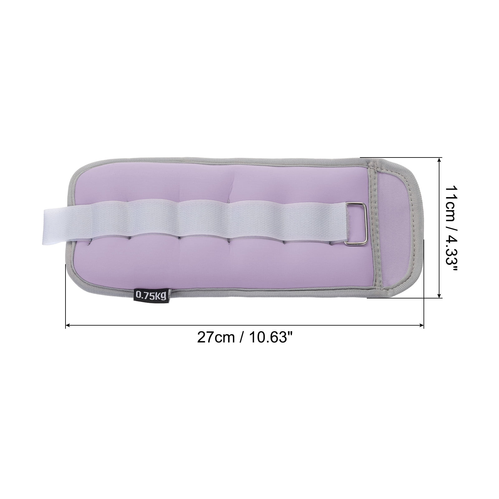 Uxcell Ankle Weights, Adjustable Wrist Leg Weights Set 3lbs, Purple