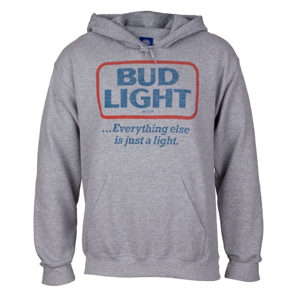 Bud Light Everything Else is Just a Light Pull Over Hoodie-Small