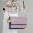 thumbnail image 2 of Unique Bargains 1 Pc Handbag Charm Dog Beaded Chain Handbag Accessories Brown Beige, 2 of 6