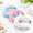Pink, variant on 3 Pack White Blue and Black Terry Cloth Sponge Puffy Hair Headbands for Washing Face Skincare and Makeup