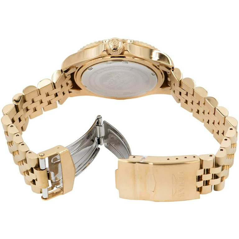 Invicta 36042 Men s Pro Diver Quartz Yellow Gold Bracelet Watch