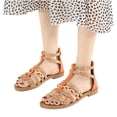 thumbnail image 1 of Sandalias de verano para mujer Sandalias planas sin cordones Zapatos romanos Sandalias informales con punta abierta Wmkox8yii nm7770, 1 of 3