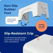 Squatty Potty Fold N Stow Folding Toilet and Bath Stool, 7