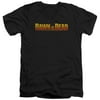 Dawn Of The Dead Science Fiction Zombie Movie Dawn Logo Adult V-Neck T-Shirt Tee