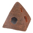 thumbnail image 4 of Mini pirámide decoración de acuario, pez de resina, refugio para camarones, cueva de descanso, hábitat oculto, 5 agujeros, Adorno para acuario, 4 of 12