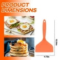 thumbnail image 2 of ACDANC 2Pcs Fish Spatula,Hollow Head Efficiency Small Silicone Spatula,Quick Food Flipping Heat Resistant Spatulas,Style3,10.04*4.72*0.79in, 2 of 7