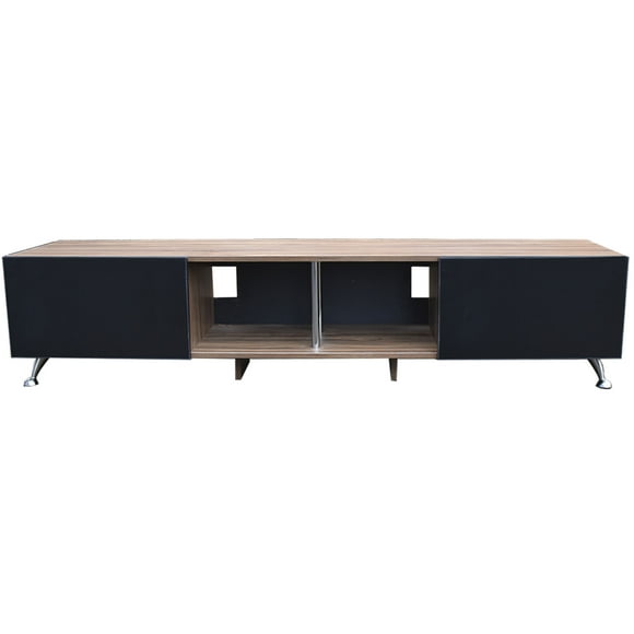 Mueble para TV de 90' Hogare Parota Negro Centro de entretenimiento London 2 mts