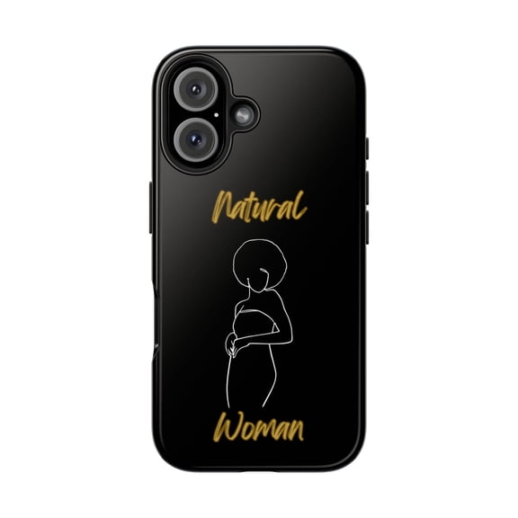 Natural Woman Sho Nuff (WL)Tough Phone Cases BLACK