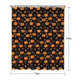 thumbnail image 5 of Halloween Pumpkin Paw Pattern Shower Curtain 72"x84" ,Bathroom Decorative Shower Curtains Set with 12 Hooks,Modern Waterproof Washable Shower Curtain, 5 of 6