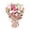 A, variant on Crochet Flower Bouquet, Crochet Rose Tulip Love Heart Bouquet for Mother's Day, Anniversary, Birthday, Gift for Lover, Girlfriend, Wife, Mom, Graduation Gift Mother's Day Gift