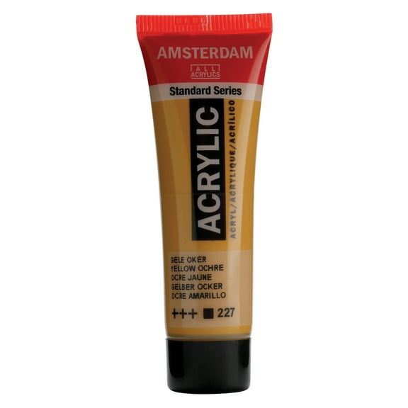 Amsterdam Standard Series Acrylic Paint, 20ml, Yellow Ochre