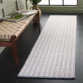 thumbnail image 2 of SAFAVIEH Vermont Sheldon Striped Runner Rug, Grey/Ivory, 2'3" x 8', 2 of 10