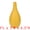 Yellow, variant on Unique Bargains Ribbed Ceramic Small Boho Decorative Vase Yellow 3"L x 3"W x 6.5"H
