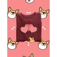 thumbnail image 3 of Happy Corgi W Heart Balloons Sweatshirt Women -Image by Shutterstock, Female 5X-Large, 3 of 4