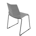 thumbnail image 4 of Arrow Contemporary Dining Chair In Black And Grey By Lumisource - Set Of 2, 4 of 6