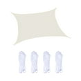 thumbnail image 2 of Tyidzon Shade Sail Rectangle Outdoor Cover UV Block Shadesail with Four Rope for Patio, Balconies, Garden, Party, Outdoor Activities, 2 of 7