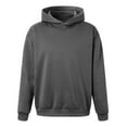 thumbnail image 5 of VNKIDY Men Autumn Winter Casual Couple Fashion Hoodie Sweatshirt Solid Color Loose Sweatshirt Male Long Sleeve Pullover Streetwear Relaxed Fit, 5 of 5
