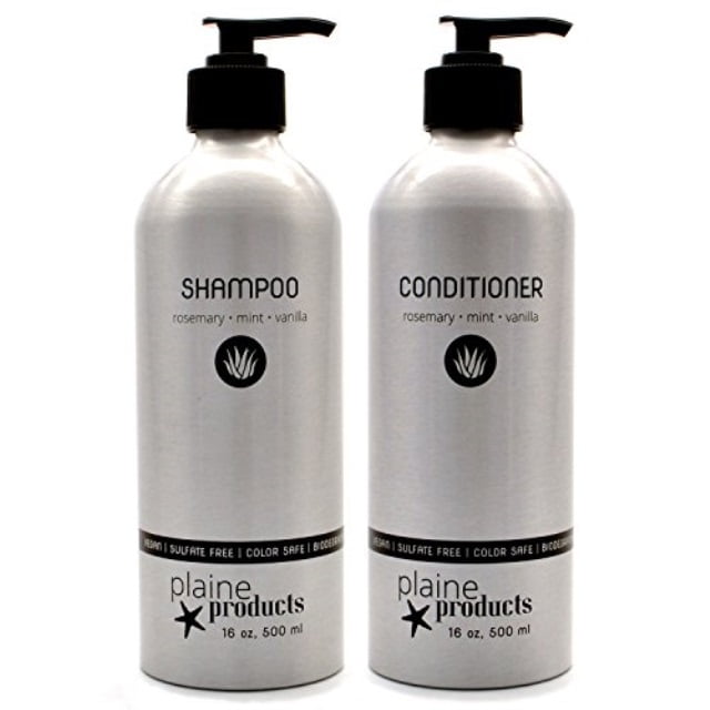 EcoFriendly Shampoo and Conditioner Rosemary Mint Vanilla Sulfate