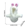 thumbnail image 3 of Easter Goose Outfit, Stuffed Animal Clothes, Easter Porch Goose Outfit, Goose Clothes for Cement Goose, Festive Bunny-Ear Apparel, with Soft Fluffy Construction, for indoor, 3 of 6